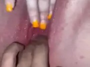 He loves to play with my wet pussy in the backseat of the car!! 