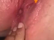 He loves to play with my wet pussy in the backseat of the car!!  16/16