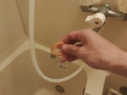 Put a condom on the faucet and fill it with water. And the condom bursts!!