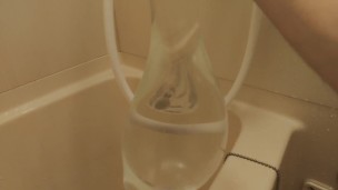 Put a condom on the faucet and fill it with water. And the condom bursts!!