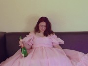 The Prom Princess' Body Inflation Nightmare (Destroying a $400+ Dress!!) 8/16