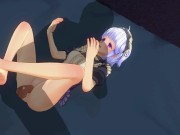 3D HENTAI The maid came at night for your sperm 11/16