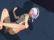 3D HENTAI The maid came at night for your sperm 13/16