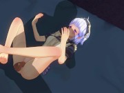 3D HENTAI The maid came at night for your sperm 14/16