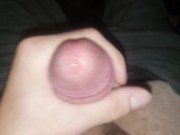 Close Up Edging Precum & Squirting Cumshot!