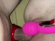 Big cock gets covered with sexy young blondes addictive pussy creams 6/16