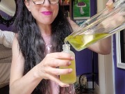 Nerdy Faery's Lace Panties and Bottled Piss 15/16