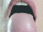 Close up sensual tongue blowjob 2/16