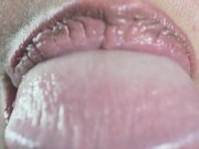 Close up sensual tongue blowjob 6/16