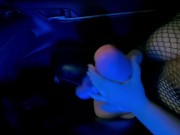 Arabic Mistress shows her big cock عراقية تديث كلبها 16/16