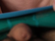 Redhead babe really wanted sex, did everything herself and allowed to cum on her face 1/16