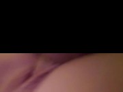 Cuck is trying to get inside my tight wet pussy