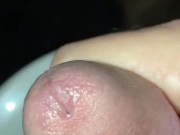 Rubbing on myself, precum 