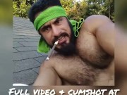 Visionary Jerk-Off Poppin his little Mary Poppins on the rooftop pls like and comment