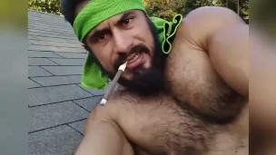Visionary Jerk-Off Poppin his little Mary Poppins on the rooftop pls like and comment