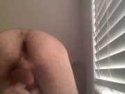 Milking my Italian cock for its massive amounts of precum before collecting final load 8/16