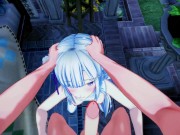 Emilia gets POV fucked and filled with cum - Re:Zero Hentai. 7/16
