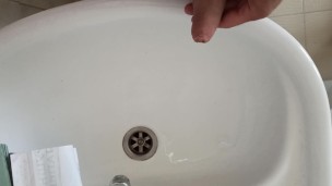 In the office, i pee in the sink.