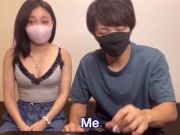 えっちなサイコロの指示に従ってイチャイチャしていたら濃厚セックスがはじまって...【ENG SUB】Random Fuck with Sex Dice! - えむゆみカップル 7/16