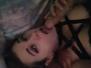 Luna's favorite position for face fucking
