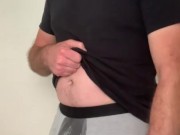 Hot Dad Bod DILF Pissing in Boxers - Ric Ashland