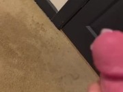 White boy masturbating and cumshot