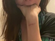 Deepthroat Training Video: Gagging as I look to improve Blow Job technic 6/16