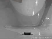 Having quite morning bath while my Stepbrother is in the next room - Mimi Mouse 1/16