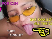 Tits for cum 7 Dry tongue