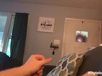 Dude cumming twice in his friends house while they on vacation [HOT]