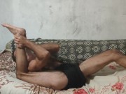 Enjoying the touch to yourself 3/16