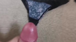 Cum on her knickers 