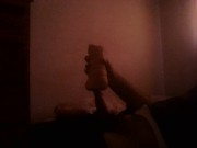 solo masturbation tease in dark