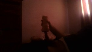 solo masturbation tease in dark
