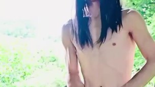 Dicking my ass with my fingers and injection my milk【JP Crossdresser】