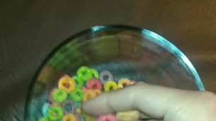 Making cereal with SPECIAL milk for girlfriend-Tokinstroker1