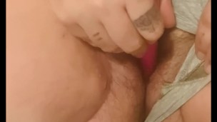 Quick little squirt up close | watch me soak my panties up 