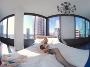 VRConk Hot Skinny Redhead Showing Her Sexy Lingerie VR Porn 7/16