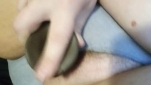 Listen to that pussy. Quick squirt in panties.