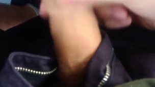 Cum in PUBLIC BUS 