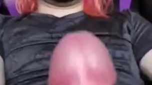 Casual orgasm while maintaining eye contact