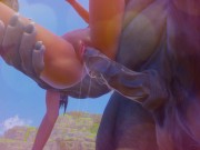 Оливия на члене огромного Фурри 5/16