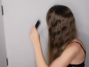 I give milk to my friend's hair so she can comb her hair 12/16