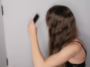 I give milk to my friend's hair so she can comb her hair 13/16