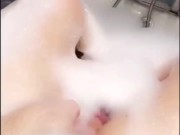 BATHTUB TUG | Snapchat Brit WANKS in the BATH