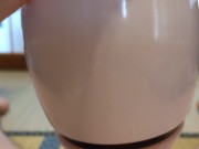 Noisy Japanese blowing toy suck me dry while I watch amazing 3 girls blowjob 13/16