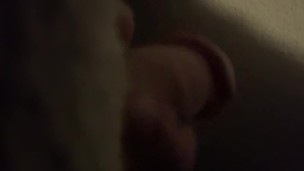 DADDYREVAN pissing secret pee 2 naughty side of wall next to bed BIG DICK 