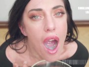 PremiumBukkake - Sabrina Ice swallows 50 huge mouthful cumshots