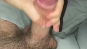 Heavy Cumload Under The Sheets
