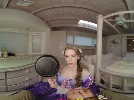 Teen Redhead Princess RAPUNZEL Craves For Big Cock VR Porn